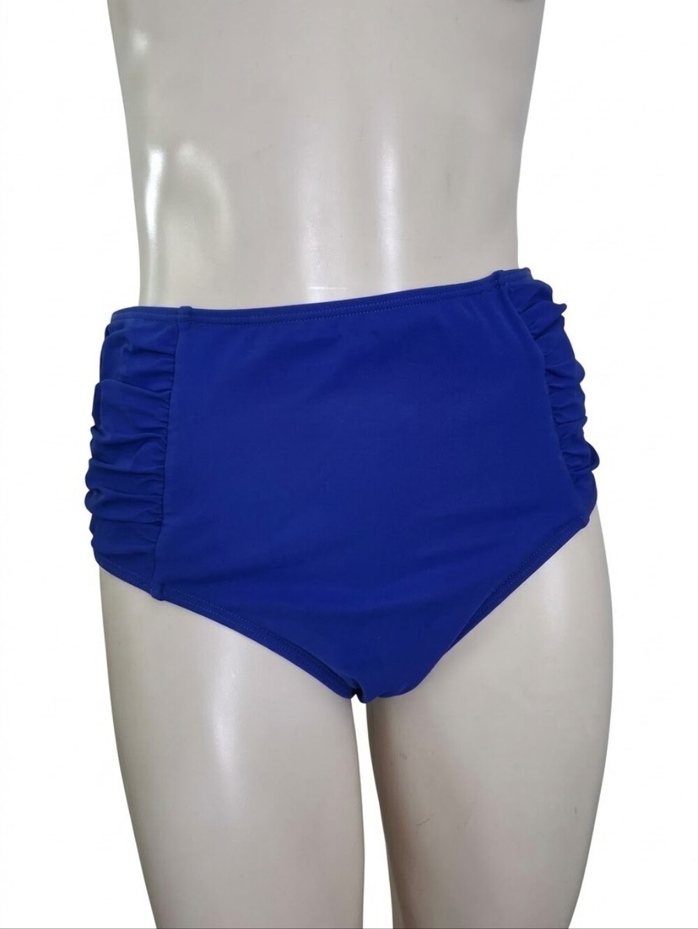 LL Bean Women's Shaping Swimwear High-Waist Brief Cobalt Blue 8